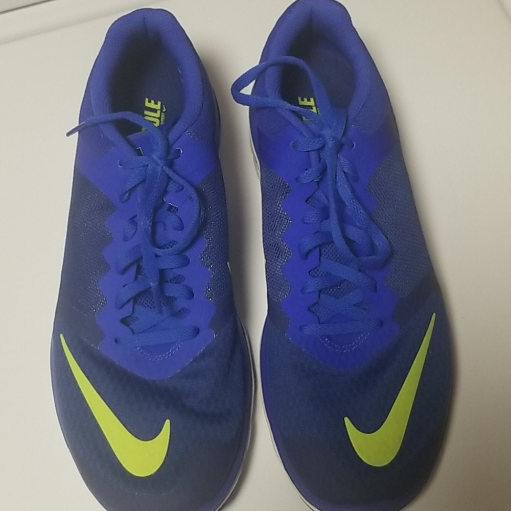 Nike Men Blue and Yellow